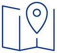 icon of a map with a location pin